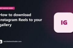 Guide cover: how to download Instagram Reels to your gallery